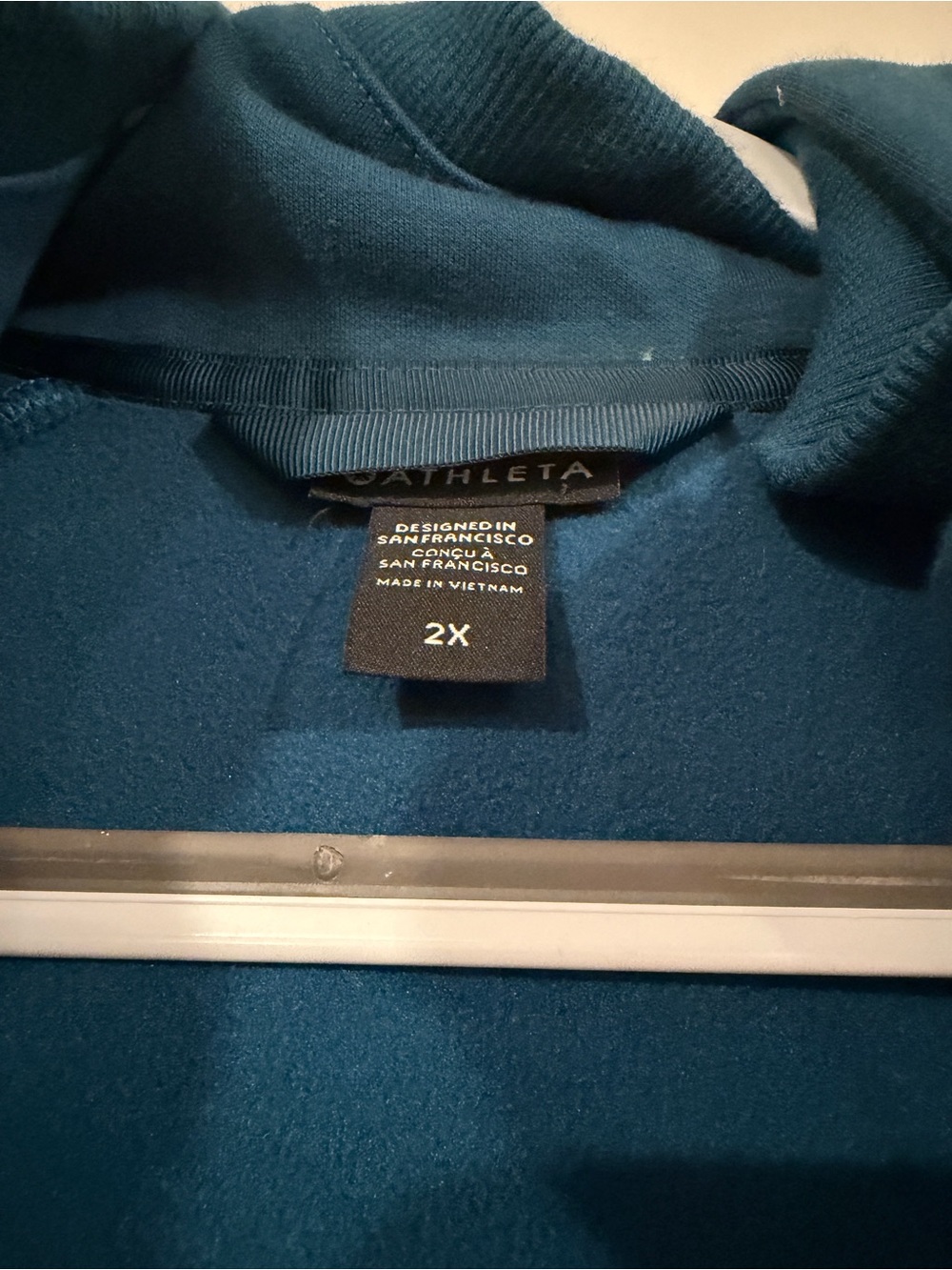 Athleta Teal triumph hoodie - Picture 2 of 3